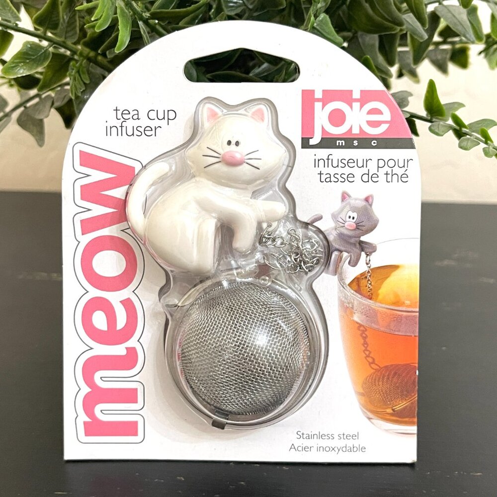 Joie Meow Cat Kitty Tea Cup Infuser New